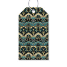 Art Deco Geometric Gemustert