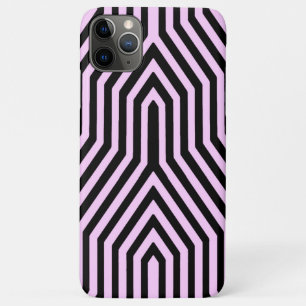 Art Deco Geometric - Schwarz und Rosa Case-Mate iPhone Hülle