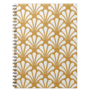 Art Deco Geometric Sea Muschel Notizblock