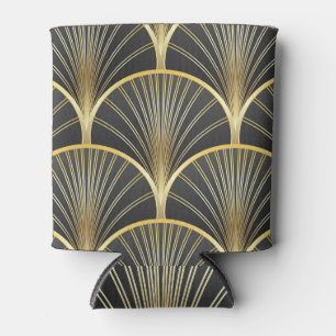 Art Deco Geometric Texture Illustration Dosenkühler