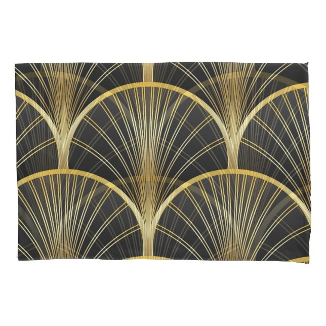 Art Deco Geometric Texture Illustration Kissenbezug (Vorderseite)