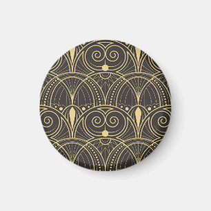 Art Deco Geometric Tiles Luxury. Magnet