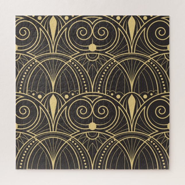 Art Deco Geometric Tiles Luxury. Puzzle (Vertikal)