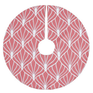 Art Deco, geometrisch nahtloses Muster. Polyester Weihnachtsbaumdecke