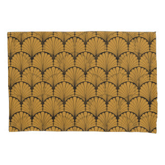 Art Deco Geometrische Blumige Textur Kissenbezug