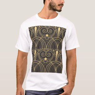 Art Deco Geometrische Fliesen Luxus. T-Shirt