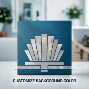 Art Deco geometrische Form des Lüfters - Hintergru Fliese