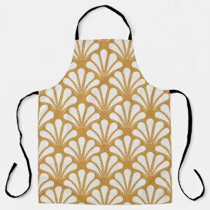 Art Deco Geometrische Meeresmuschel Schürze