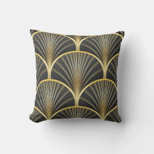 Art Deco Geometrische Textur Illustration Kissen