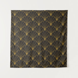 Art Deco geometrische, Vintage, nahtlose Muster. Wandteppich