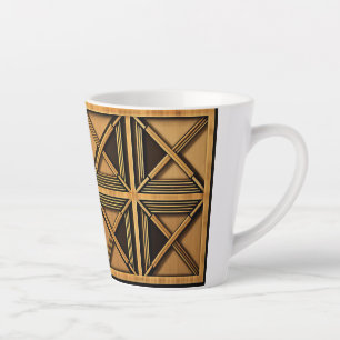 Art Deco Geometrischer 12oz Becher Milchtasse