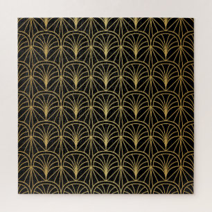 Art Deco Geometrisches Minimalistisches Muster Puzzle
