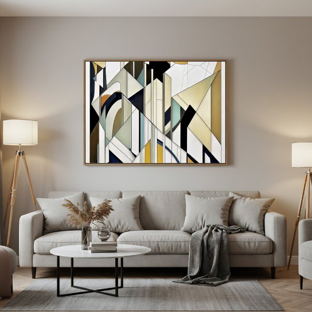 Art Deco Geometrisches Mosaik Poster (Von Creator hochgeladen)