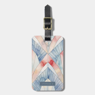 Art Deco geometrisches Muster Gepäckanhänger