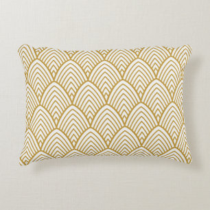 Art Deco geometrisches nahtloses Muster. Dekokissen