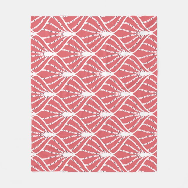 Art Deco, geometrisches nahtloses Muster. Fleecedecke (Vorderseite)