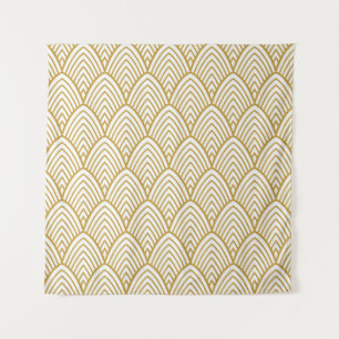 Art Deco geometrisches nahtloses Muster. Wandteppich