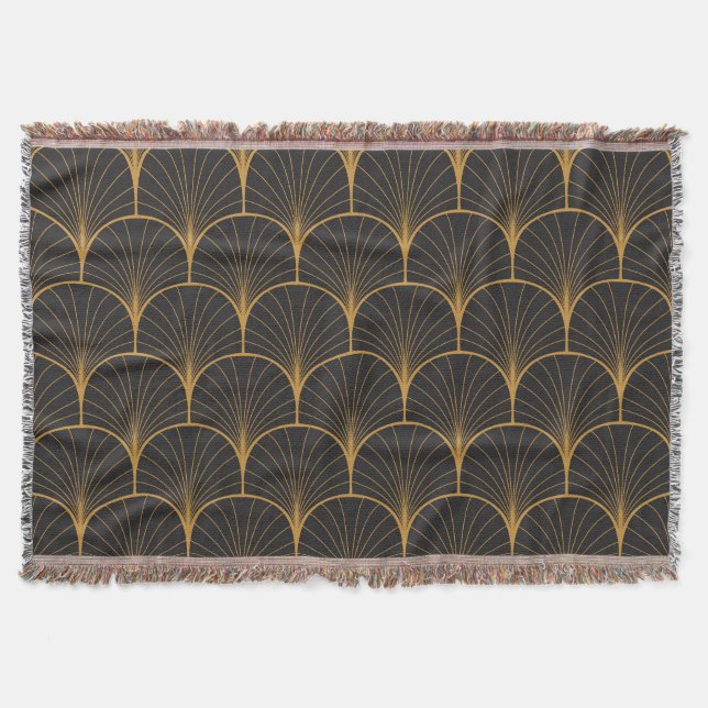 Art Deco, Geometrisches Vintages Muster. Decke (Vorderseite)