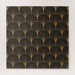 Art Deco, Geometrisches Vintages Muster. Puzzle