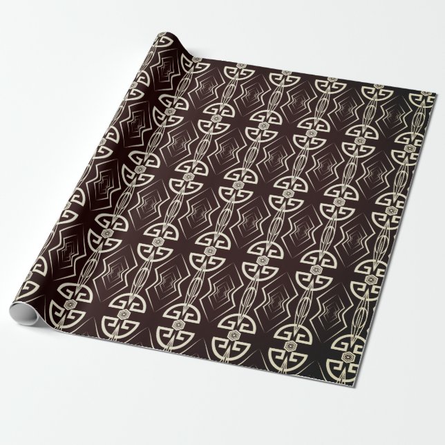 Art-Deco-Geschenkpapier Geschenkpapier (Ungerollt)