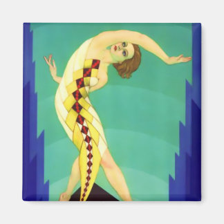 Art Deco Girl Magnet