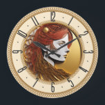 Art Deco Giro Große Wanduhr<br><div class="desc">Großartiges Uhrendesign. Du wirst es wie andere Liebe bekommen. Sie können dieses Design auch für andere Produkte verwenden, die Sie mögen, oder Ihren Text anpassen und hinzufügen. Folgen Sie mir für mehr. Vielen Dank. Ich wünsche Ihnen einen schönen Tag.</div>