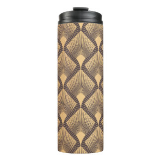 Art-Déco-Glamour: Goldene Skalen. Thermosbecher
