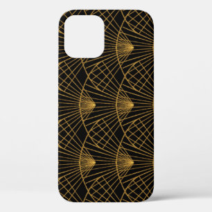 Art Deco Glamour: Goldener Lüfter. Case-Mate iPhone Hülle