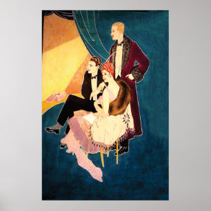 Art Deco Glamour ~ Theater Poster