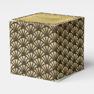 Art Deco Gold Black Gatsby 1920 Geschenkschachtel