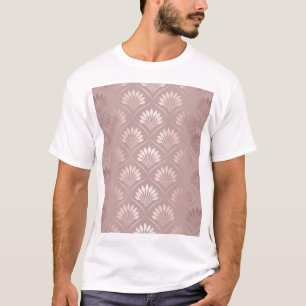 Art Deco: Gold Gitter Elegance. T-Shirt