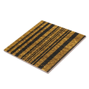 Art Deco Gold Schwarz Vintage Trendige Kollektion Fliese