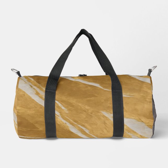Art Deco Gold Vintage Sammlung Duffle Bag (Vorderseite)