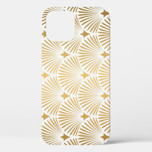 Art Déco: Gold-Weiß-Eleganz. Case-Mate iPhone Hülle