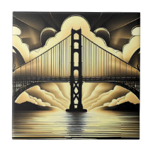 Art Deco Golden Gate Bridge