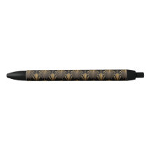 Art Deco Goldmuster — Elegante vintage geometrisch