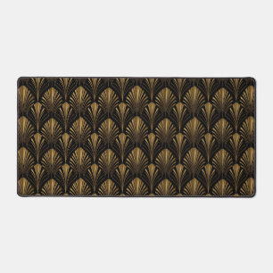 Art Deco Goldmuster — Elegantes vintage-geometrisc Schreibtischunterlage