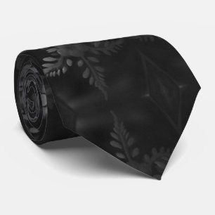 Art Deco Gravur Blume Blumendekor Blumendekor Krawatte