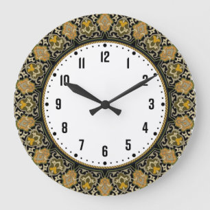Art Deco Große Wanduhr