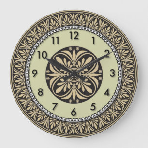 Art Deco Große Wanduhr