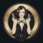 Art Deco Große Wanduhr<br><div class="desc">Großartiges Uhrendesign. Du wirst es wie andere Liebe bekommen. Sie können dieses Design auch für andere Produkte verwenden,  die Sie mögen,  oder Ihren Text anpassen und hinzufügen. Folgen Sie mir für mehr. Vielen Dank. Ich wünsche Ihnen einen schönen Tag.</div>