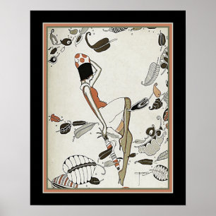 Art Deco/Grunge der 20er Jahre Poster