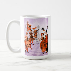 Art Deco Halloween-Illustration – Vintage 1920er J Kaffeetasse