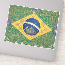 Art Deco Heritage Flag | Brasilien 1920er Jahre Au