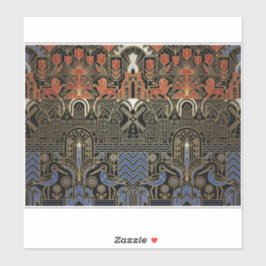 Art Deco Heritage Flag | Netherlands | 1920s Decal Aufkleber