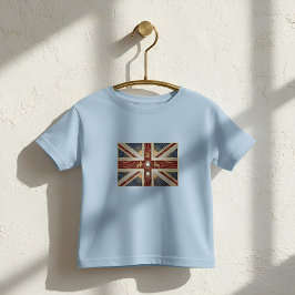 Art Deco Heritage Flag | United Kingdom | Vintage Kleinkind T-shirt