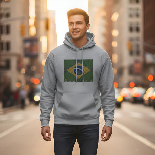Art Deco Heritage-Flagge   Brasilien   Stil der 19 Hoodie