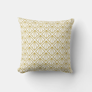 Art Deco Hintergrund. Kunst, Dekor, Muster, Vintag Kissen