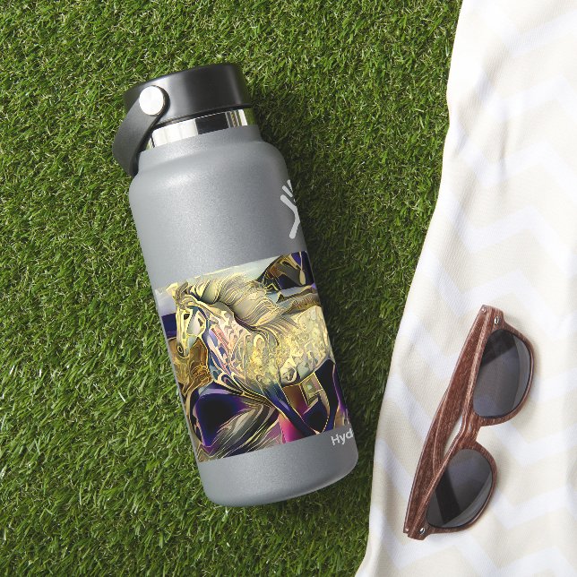 Art Deco Icelandic Pferd Aufkleber (HydroFlask Insitu)