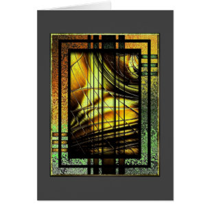 Art Deco in Grün und Gold